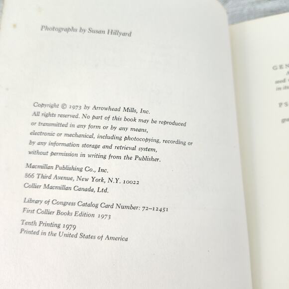 Deaf Smith Country Cookbook Natural Foods for Family Kitchens 1979 Vintage PB - Picture 11 of 14